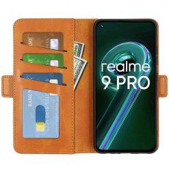 Kryty na mobil | Peňaženkové puzdro Magnetic fresh case žlté – Realme 9 5G / 9 Pro | Kryty na mobil