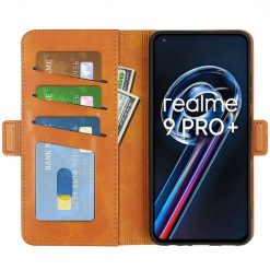 Kryty na mobil | Peňaženkové puzdro Magnetic fresh case žlté – Realme 9 (4G) / 9 Pro+ | Kryty na mobil