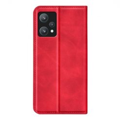 Kryty na mobil | Peňaženkové puzdro Magnetic smooth case červené – Realme 9 5G / 9 Pro | Kryty na mobil