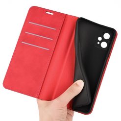 Kryty na mobil | Peňaženkové puzdro Magnetic smooth case červené – Realme 9 5G / 9 Pro | Kryty na mobil