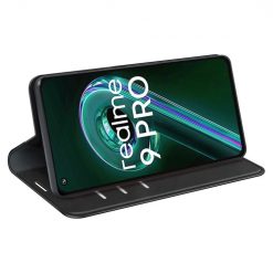 Kryty na mobil | Peňaženkové puzdro Magnetic smooth case čierne – Realme 9 5G / 9 Pro | Kryty na mobil