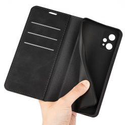 Kryty na mobil | Peňaženkové puzdro Magnetic smooth case čierne – Realme 9 5G / 9 Pro | Kryty na mobil