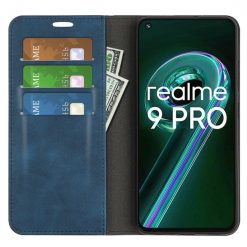 Peňaženkové puzdro Magnetic smooth case modré – Realme 9 5G / 9 Pro | Kryty na mobil Kryty na mobil | Peňaženkové puzdro Magnetic smooth case modré – Realme 9 5G / 9 Pro | Kryty na mobil