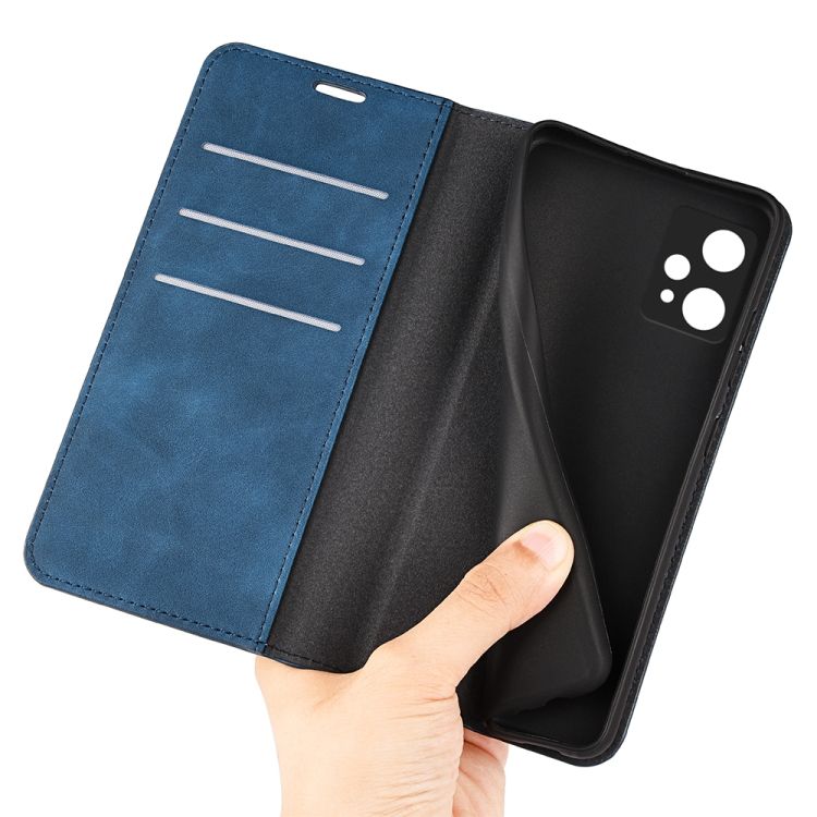 Peňaženkové puzdro Magnetic smooth case modré – Realme 9 5G / 9 Pro | Kryty na mobil Kryty na mobil | Peňaženkové puzdro Magnetic smooth case modré – Realme 9 5G / 9 Pro | Kryty na mobil