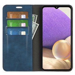 Peňaženkové puzdro Magnetic smooth case modré – Samsung Galaxy A53 5G | Kryty na mobil Kryty na mobil | Peňaženkové puzdro Magnetic smooth case modré – Samsung Galaxy A53 5G | Kryty na mobil
