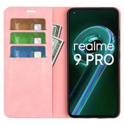 Peňaženkové puzdro Magnetic smooth case ružové – Realme 9 5G / 9 Pro | Kryty na mobil Kryty na mobil | Peňaženkové puzdro Magnetic smooth case ružové – Realme 9 5G / 9 Pro | Kryty na mobil