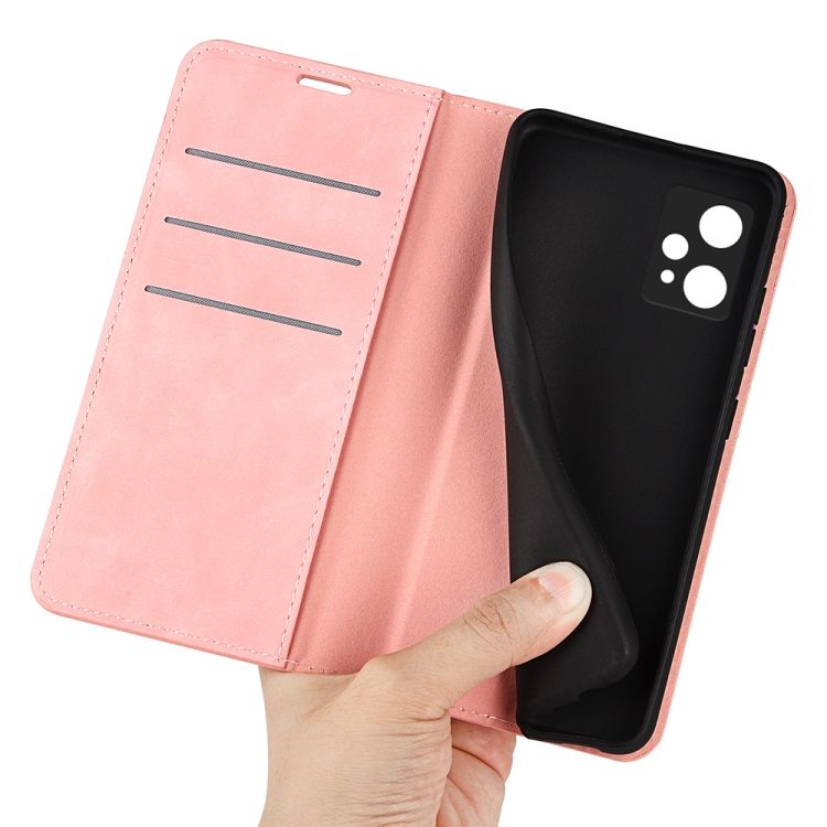 Peňaženkové puzdro Magnetic smooth case ružové – Realme 9 5G / 9 Pro | Kryty na mobil Kryty na mobil | Peňaženkové puzdro Magnetic smooth case ružové – Realme 9 5G / 9 Pro | Kryty na mobil