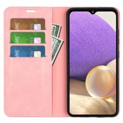 Kryty na mobil | Peňaženkové puzdro Magnetic smooth case ružové – Samsung Galaxy A53 5G | Kryty na mobil