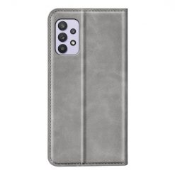 Kryty na mobil | Peňaženkové puzdro Magnetic smooth case sivé – Samsung Galaxy A53 5G | Kryty na mobil