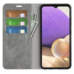 Kryty na mobil | Peňaženkové puzdro Magnetic smooth case sivé – Samsung Galaxy A53 5G | Kryty na mobil