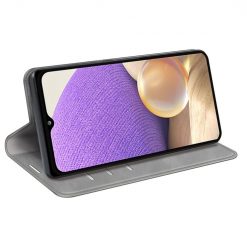 Kryty na mobil | Peňaženkové puzdro Magnetic smooth case sivé – Samsung Galaxy A53 5G | Kryty na mobil