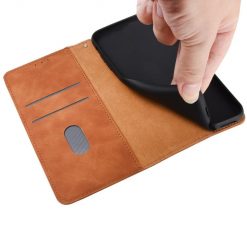 Kryty na mobil | Peňaženkové puzdro Solid hnedé – OnePlus 7 Pro | Kryty na mobil