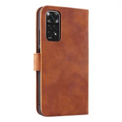 Kryty na mobil | Peňaženkové puzdro Solid hnedé – Xiaomi Redmi Note 11 (4G) / Note 11S | Kryty na mobil