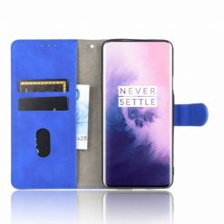 Kryty na mobil | Peňaženkové puzdro Solid modré – OnePlus 7 Pro | Kryty na mobil