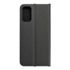 Kryty na mobil | Knižkové puzdro Luna Carbon čierne – Xiaomi Poco M4 Pro 5G / Xiaomi Redmi Note 11S 5G | Kryty na mobil