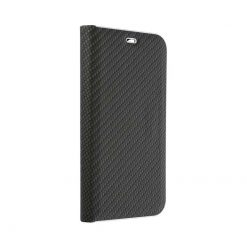 Kryty na mobil | Knižkové puzdro Luna Carbon čierne – Xiaomi Poco M4 Pro 5G / Xiaomi Redmi Note 11S 5G | Kryty na mobil