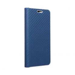 Kryty na mobil | Knižkové puzdro Luna Carbon modré – Xiaomi Poco M4 Pro 5G / Xiaomi Redmi Note 11S 5G | Kryty na mobil