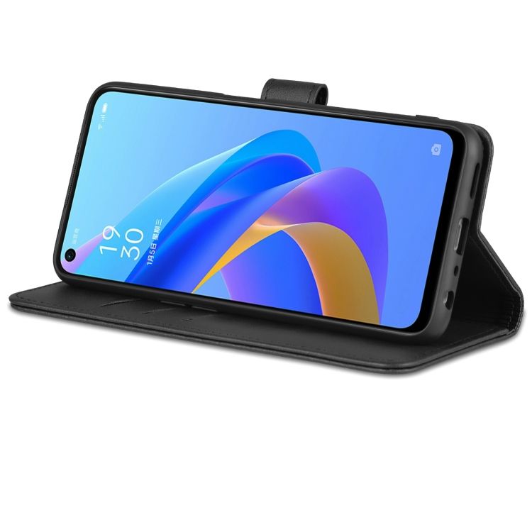 Peňaženkové puzdro AZNS Skin Feel čierne – Realme 9i / Oppo A96 | Kryty na mobil Kryty na mobil | Peňaženkové puzdro AZNS Skin Feel čierne – Realme 9i / Oppo A96 | Kryty na mobil