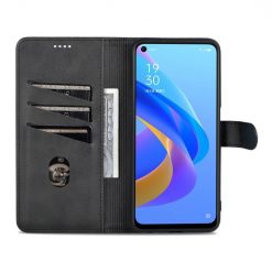 Peňaženkové puzdro AZNS Skin Feel čierne – Realme 9i / Oppo A96 | Kryty na mobil Kryty na mobil | Peňaženkové puzdro AZNS Skin Feel čierne – Realme 9i / Oppo A96 | Kryty na mobil