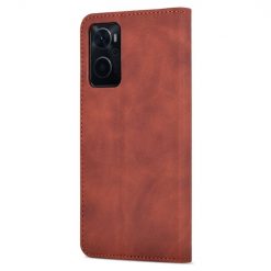 Kryty na mobil | Peňaženkové puzdro AZNS Skin Feel hnedé – Realme 9i / Oppo A96 | Kryty na mobil