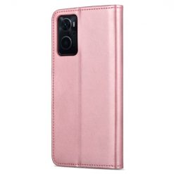 Kryty na mobil | Peňaženkové puzdro AZNS Skin Feel ružové – Realme 9i / Oppo A96 | Kryty na mobil