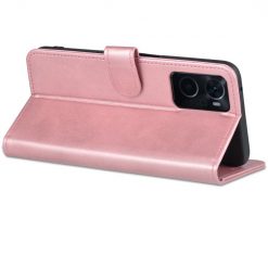 Kryty na mobil | Peňaženkové puzdro AZNS Skin Feel ružové – Realme 9i / Oppo A96 | Kryty na mobil