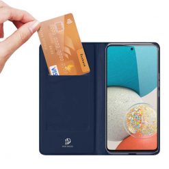 Kryty na mobil | Peňaženkové puzdro Dux Ducis Skin Pro modré – Samsung Galaxy A53 5G | Kryty na mobil