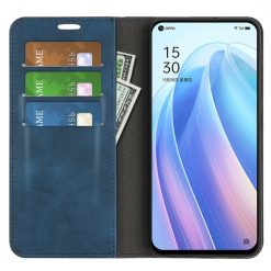 Kryty na mobil | Peňaženkové puzdro Posh magnetic case modré – Oppo Reno7 5G (Reno 7 5G) | Kryty na mobil