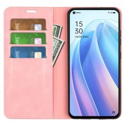 Kryty na mobil | Peňaženkové puzdro Posh magnetic case ružové – Oppo Reno7 5G (Reno 7 5G) | Kryty na mobil