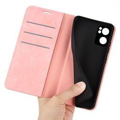 Kryty na mobil | Peňaženkové puzdro Posh magnetic case ružové – Oppo Reno7 5G (Reno 7 5G) | Kryty na mobil