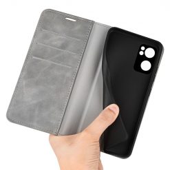 Kryty na mobil | Peňaženkové puzdro Posh magnetic case sivé – Oppo Reno7 5G (Reno 7 5G) | Kryty na mobil