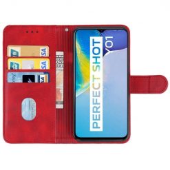 Kryty na mobil | Peňaženkové puzdro Splendid case červené – Vivo Y01 | Kryty na mobil