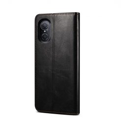 Kryty na mobil | Peňaženkové puzdro Wax case čierne – Huawei Nova 9 SE | Kryty na mobil