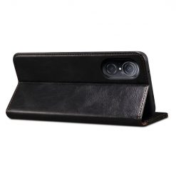 Kryty na mobil | Peňaženkové puzdro Wax case čierne – Huawei Nova 9 SE | Kryty na mobil