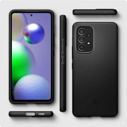 Kryty na mobil | Puzdro Spigen Thin Fit čierne – Samsung Galaxy A53 5G | Kryty na mobil