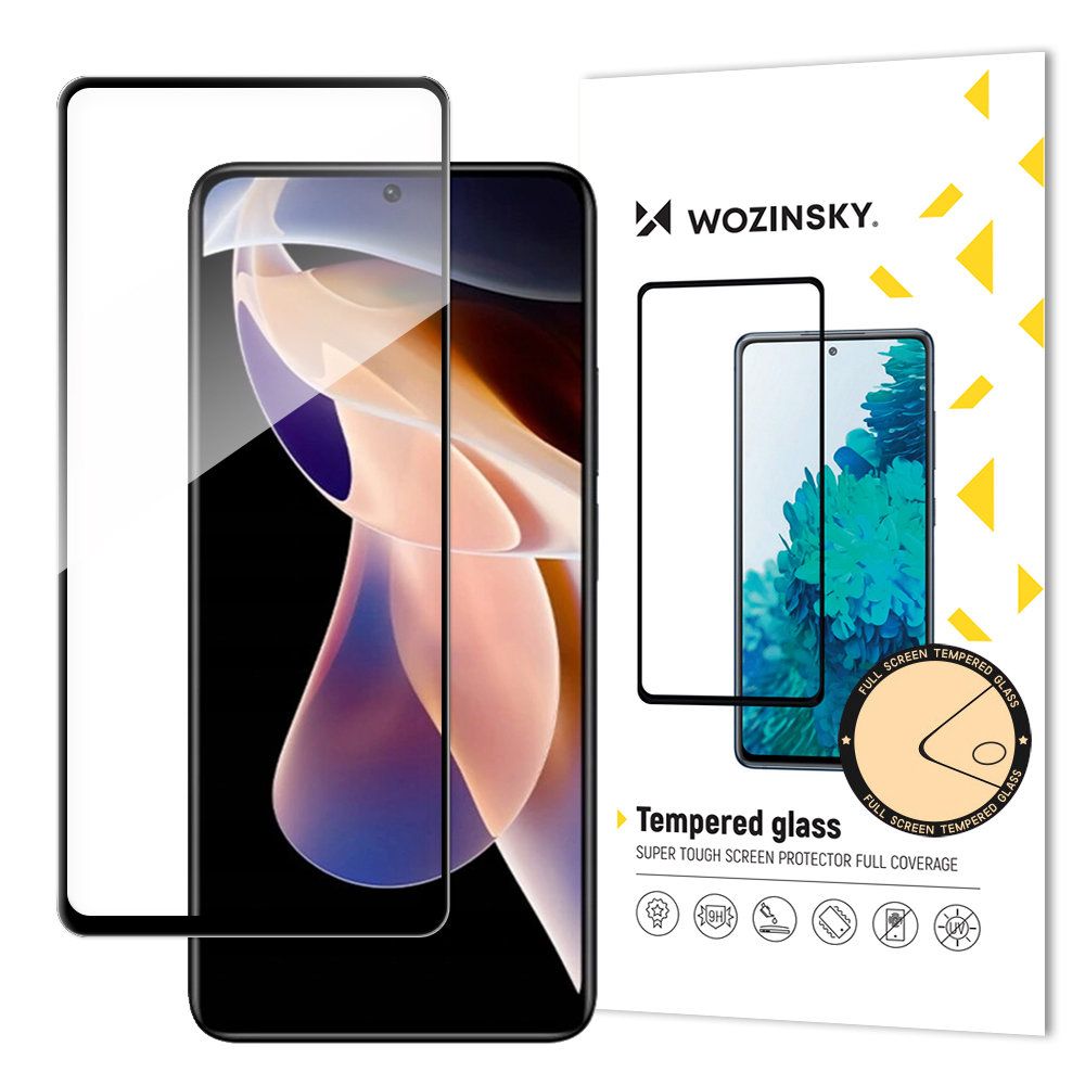 Tvrdené sklo celopovrchové 9H Wozinsky čierne – Xiaomi Redmi Note 11 Pro / Redmi Note 11 Pro+ | Kryty na mobil Kryty na mobil | Tvrdené sklo celopovrchové 9H Wozinsky čierne – Xiaomi Redmi Note 11 Pro / Redmi Note 11 Pro+ | Kryty na mobil