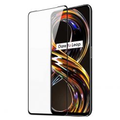 Tvrdené sklo celopovrchové čierne – Realme 8i