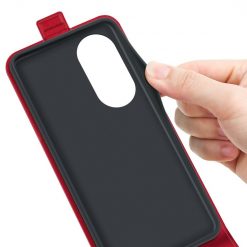 Kryty na mobil | Vyklápacie puzdro Vertical flip case červené – Huawei Nova 9 SE | Kryty na mobil