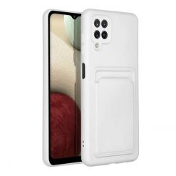 Kryty na mobil | Zadný kryt Card Case biely – Samsung Galaxy A12 / M12 | Kryty na mobil
