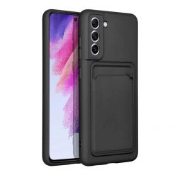 Kryty na mobil | Zadný kryt Card Case čierny – Samsung Galaxy S21 FE | Kryty na mobil