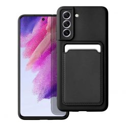 Kryty na mobil | Zadný kryt Card Case čierny – Samsung Galaxy S21 FE | Kryty na mobil