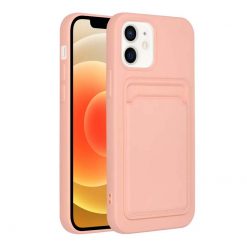 Kryty na mobil | Zadný kryt Card Case ružový – iPhone 12 / 12 Pro | Kryty na mobil