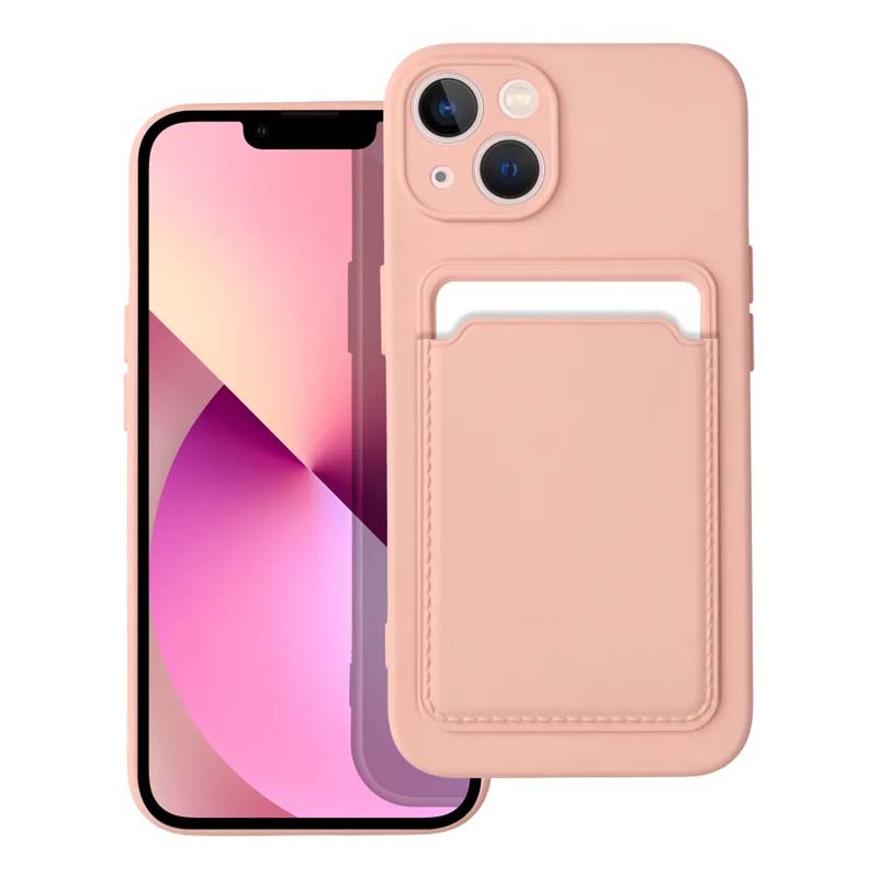 Zadný kryt Card Case ružový – iPhone 13 | Kryty na mobil Kryty na mobil | Zadný kryt Card Case ružový – iPhone 13 | Kryty na mobil