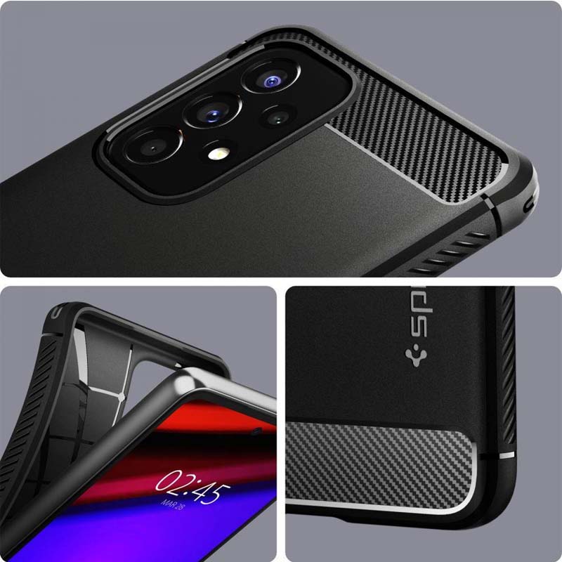 Zadný kryt Spigen Rugged Armor čierny – Samsung Galaxy A53 5G | Kryty na mobil Kryty na mobil | Zadný kryt Spigen Rugged Armor čierny – Samsung Galaxy A53 5G | Kryty na mobil