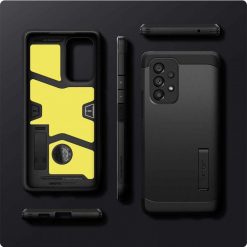 Kryty na mobil | Zadný kryt Spigen Tough Armor čierny – Samsung Galaxy A53 5G | Kryty na mobil