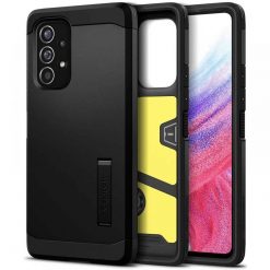 Kryty na mobil | Zadný kryt Spigen Tough Armor čierny – Samsung Galaxy A53 5G | Kryty na mobil