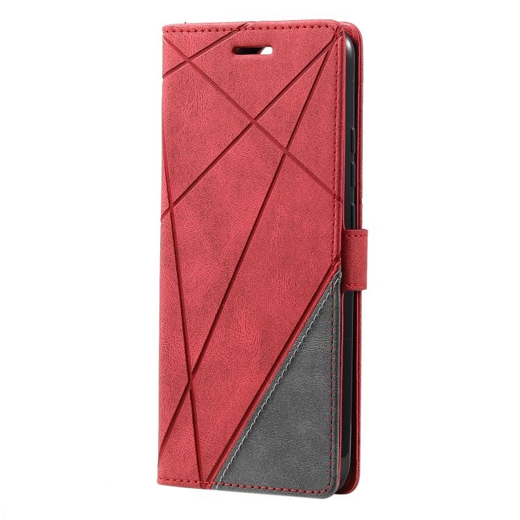 Knižkové puzdro Rhombus červené – Xiaomi Redmi 10C | Kryty na mobil Kryty na mobil | Knižkové puzdro Rhombus červené – Xiaomi Redmi 10C | Kryty na mobil