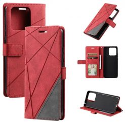 Knižkové puzdro Rhombus červené – Xiaomi Redmi 10C | Kryty na mobil Kryty na mobil | Knižkové puzdro Rhombus červené – Xiaomi Redmi 10C | Kryty na mobil