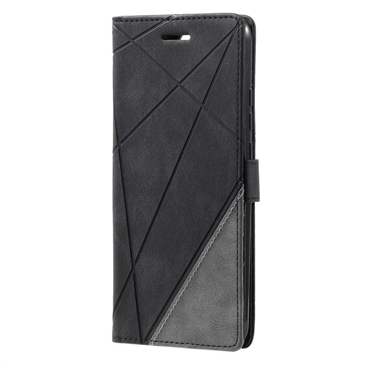 Knižkové puzdro Rhombus čierne – Xiaomi Redmi 10C | Kryty na mobil Kryty na mobil | Knižkové puzdro Rhombus čierne – Xiaomi Redmi 10C | Kryty na mobil