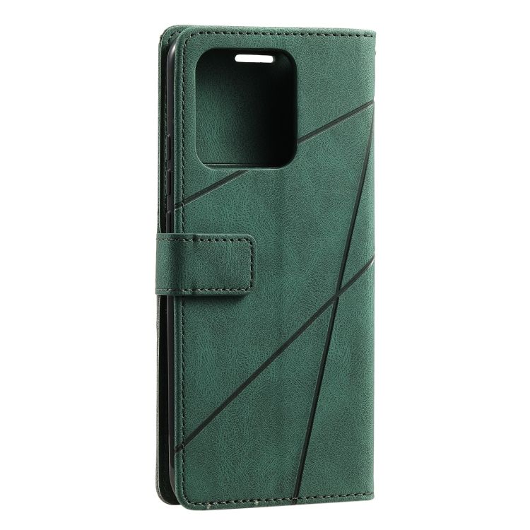 Knižkové puzdro Rhombus zelené – Xiaomi Redmi 10C | Kryty na mobil Kryty na mobil | Knižkové puzdro Rhombus zelené – Xiaomi Redmi 10C | Kryty na mobil
